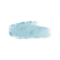 Blue paint brush strokes on white background. Collection of hand-painted brush textures in various shapes and thicknesses. PNG.