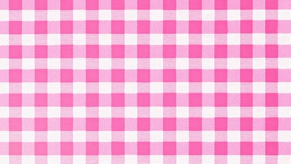 Pink gingham abstract background