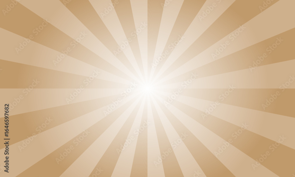 Poster lion brown sunburst background. abstract rays texture background. sunburst background with yellow ra