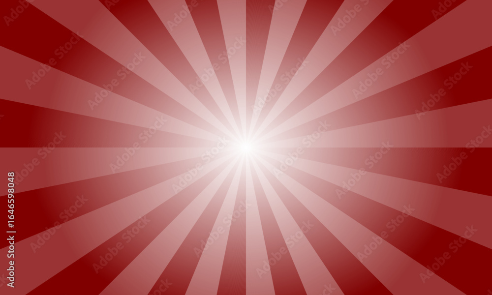 Aufkleber maroon brown sunburst background. abstract rays texture background. sunburst background with red ray