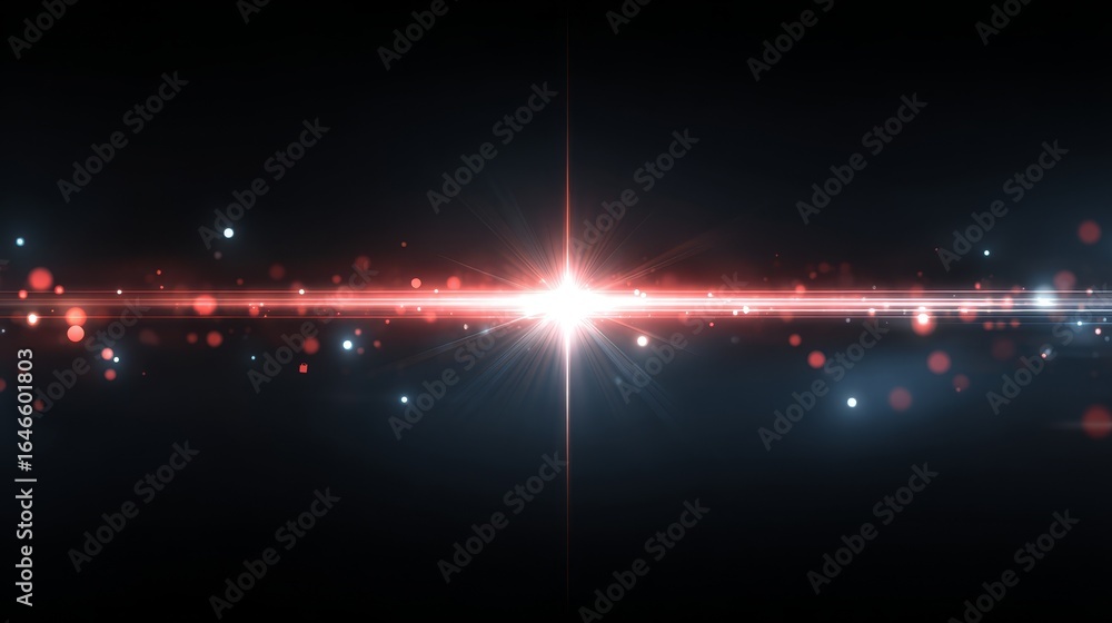 Aufkleber an ethereal and luminous beacon of pure brilliant light pierces through the profound encompassing da