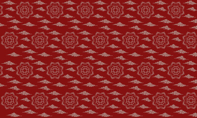 Fototapeta premium Korean traditional patterns, oriental cultural patterns, Chinese and Japanese East Asian designs 한국 전통 문양 패턴