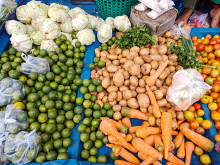 Fresh Vegetables in Traditional Markets