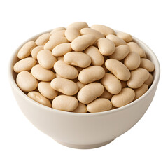 A bowl of creamy white beans healthy food legumes diet nutrition