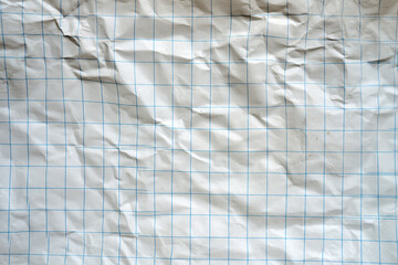 blank crumpled lined or grid paper notebook paper with torn edges isolated on transparent background,note paper message office business tag sign