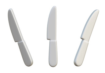 Cartoon Style Knife 3D Graphic