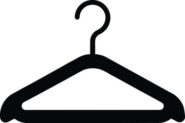hanger silhouette vector art illustration