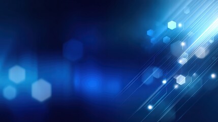 Obraz premium Futuristic Digital Background with Light Effects