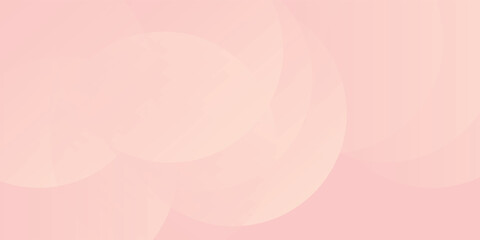 Minimalist banner background, pastel colorful, pink and yellow gradations. Circle effect style geometric