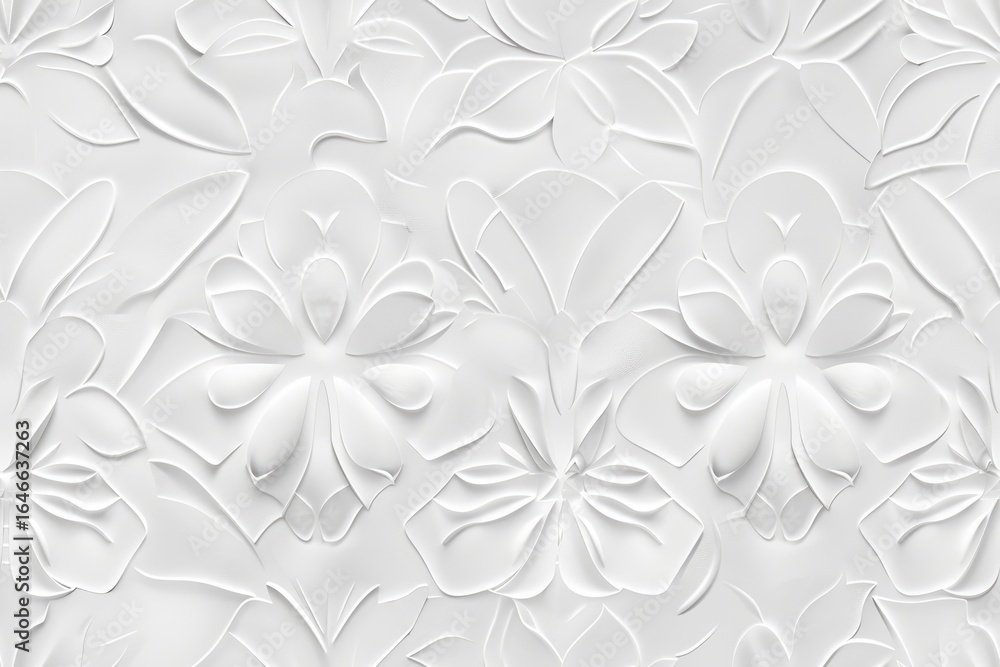 Poster abstract white flowing waves resembling fabric. background image of 3d rendering art with wavy textu
