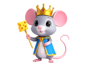 Royal Mouse 3D Render