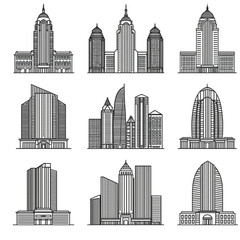 Fototapeta premium building, tower, urban, cityscape, skyline, landmark, modern building, 