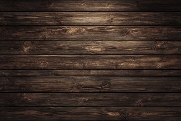 Fototapeta premium Dark brown wooden planks (1)