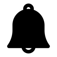 Notifications icon with solid style