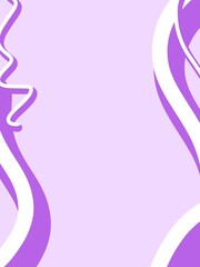 abstract frame background with ribbon 