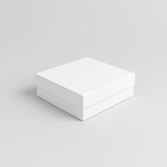 Fototapeta premium White Packaging Box Mockup Template