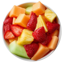 fruit salad on a plate