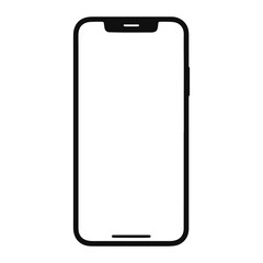 Vector illustration of mobile mockup. 