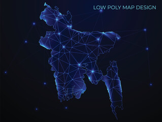 abstract digital networking connectivity vector map design