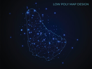 abstract digital networking connectivity vector map design