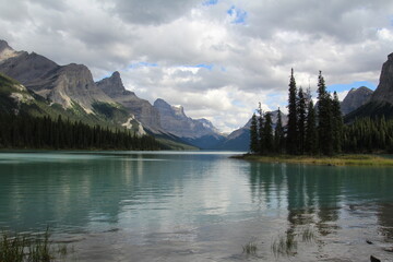 Majestic Maligne Lake, Jasper National Park, Alberta