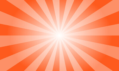 Giants Orange Sunburst Background. Abstract Rays Texture Background. Sunburst Background with Yellow Rays. Vector Illustration.