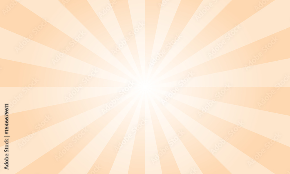Aufkleber light orange sunburst background. abstract rays texture background. sunburst background with yellow 