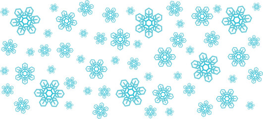 Snow falling, winter, snowflake icon, icon set, vector, illustration, pattern, design graphic resource