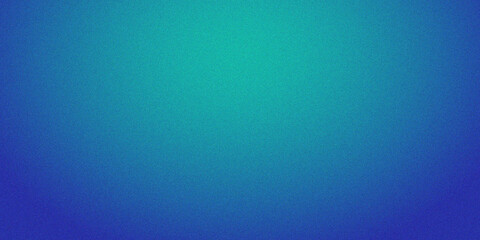 Obraz premium Grain textured background with teal blue gradient color for web banner, header, poster, or cover design with contemporary style and smooth tones