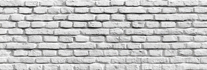 Fototapeta premium Whitewashed brick wall texture