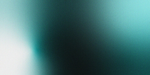 Cool teal green blue gradient background with glowing noise texture and grainy effect for modern covers headers posters and stylish digital graphic design