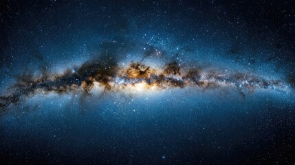 Vast expanse of the Milky Way galaxy