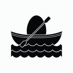 fishing boat vector illustration