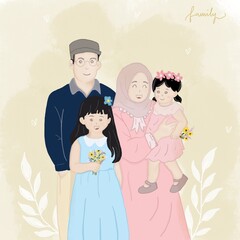 Happy Family Portrait 