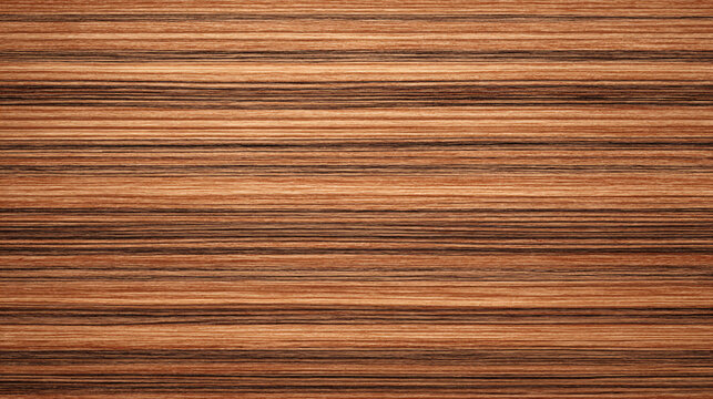 Full-frame shot of warm toned timber texture with fine parallel grain lines, realistic and seamless background style 