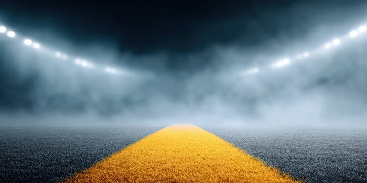 Professional Cricket Ground with Modern Stadium Lighting and Excited Fans Premium Live Sports Marketing Content for Advertising Campaigns