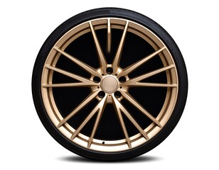 Obraz premium Gold Alloy Wheel