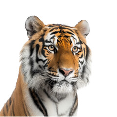 Fototapeta premium Close up portrait of a bengal tiger face