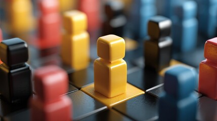 Fototapeta premium Effective allocation in project portfolios balances funding and priorities to maximize value while supporting strategic direction. 