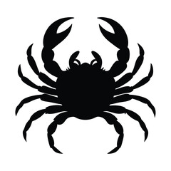 blue crab on white background