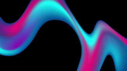 Abstract blue and purple liquid wave futuristic background