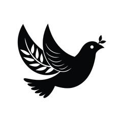 dove with peace sign