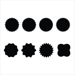 Circular Badge and Seal Stamp Vector Collection for Labels, Awards, and Promotional Design