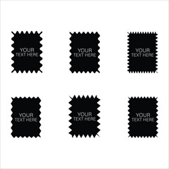 Ticket Shapes and Coupon Label Vector Template for Events, Vouchers, and Promotional Passes