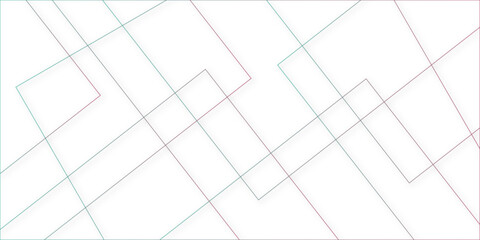 Abstract modern style of diagonal square geometric transparent line pattern vector. stylish monochrome of square and triangle vector. geometric square tile design illustration.