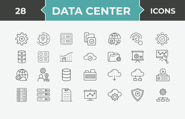 business and finance icons set