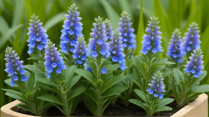 Veronica beccabunga grows in nature