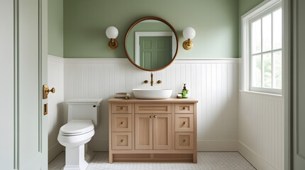 modern bathroom interior