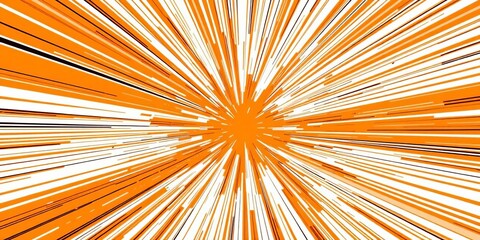 Abstract orange & white radial lines, comic style, manga action speed effect  Hyperspace, teleportation background, comic, galaxy