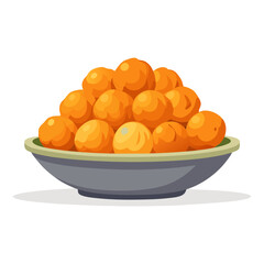 bowl of dried apricots